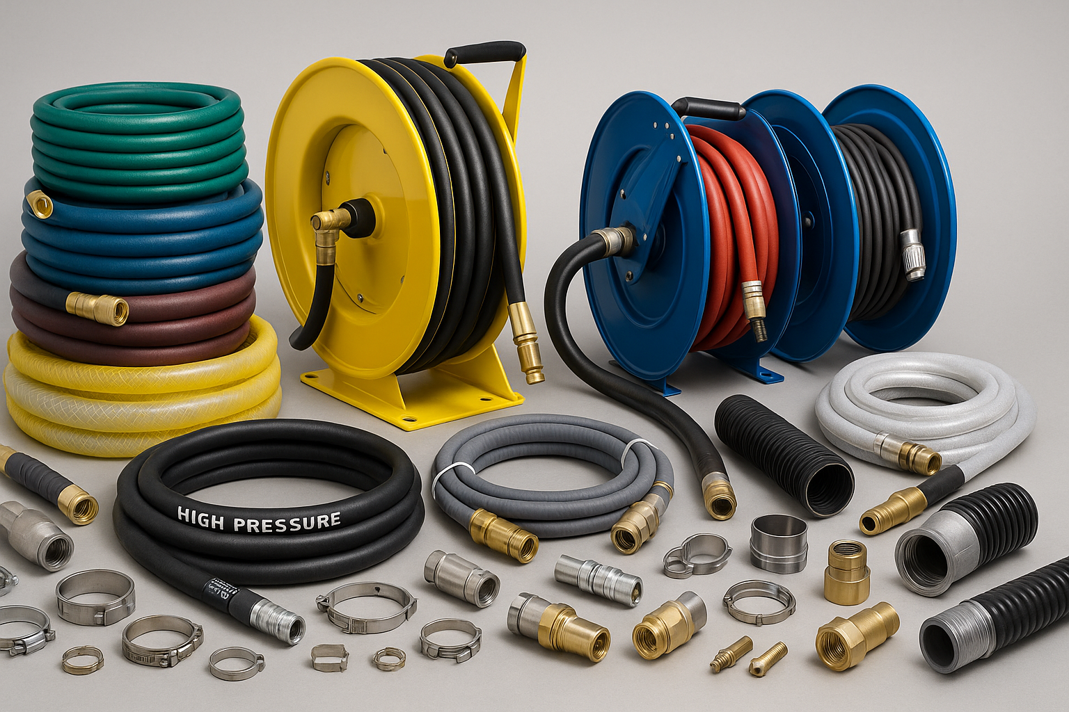 Industrial Hoses, Hose Reels & Hose Accessories